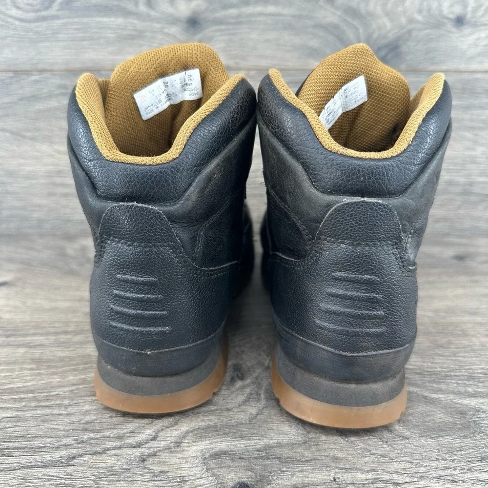 Timberland Youth Hiking Field Euro Winter Boots Size 3 A1642 Black‎ Mid Lace Up